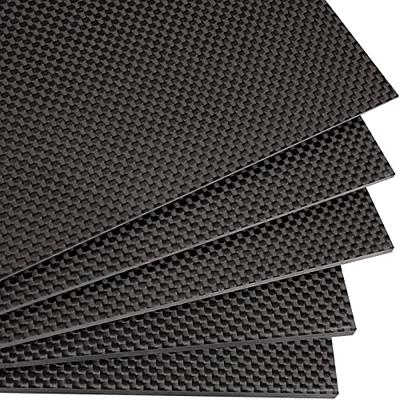 FANCYWING 400X500X4.0MM Carbon Fiber Sheet 100% 3K Carbon Fiber Laminate  Plate Plain Weave Panel Sheet 4.0MM Thickness(Glossy Surface) - Yahoo  Shopping