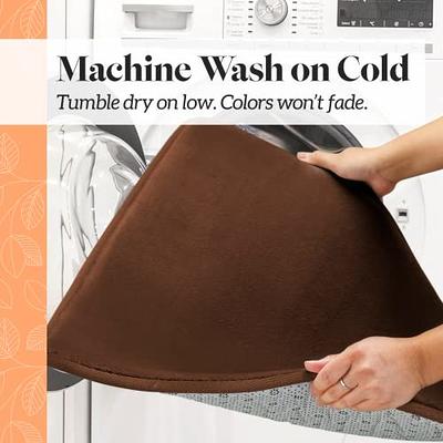 Genteele Bath Mats for Bathroom Non Slip - Brown 20 x 32 Memory