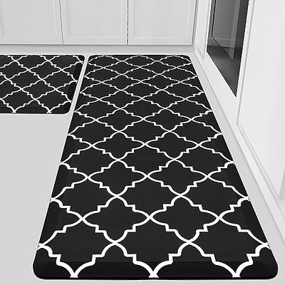 Kitchen Mat [2 PCS] Cushioned Anti-Fatigue Floor Mat, Waterproof Non-Skid  Ergonomic Comfort Foam Rugs, Standing Mat for Kitchen, Floor,Office, Sink,  Laundry(Grey) - Yahoo Shopping