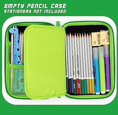 SOOCUTE School Boys Pencil Bag Pen Case With Compartments - Large