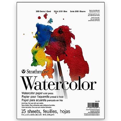 XL Series Watercolor Paper, Bulk Pack, 9X12 Inches, 100 (90Lb/185G) - Artist  Paper For Adults And Students - Watercolors, Mixed Media, Markers And Art  Journaling 