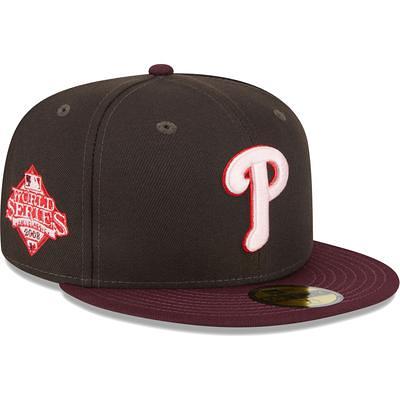 Men's New Era Navy Philadelphia Phillies Logo White 59FIFTY Fitted Hat