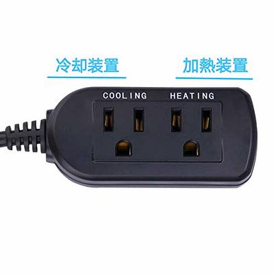 DIGITEN Temperature Controller Day/Night Temperature Controlled Outlet  Reptile Thermostat Timer Greenhouse Thermostat with Timer Heat Mat  Thermostat