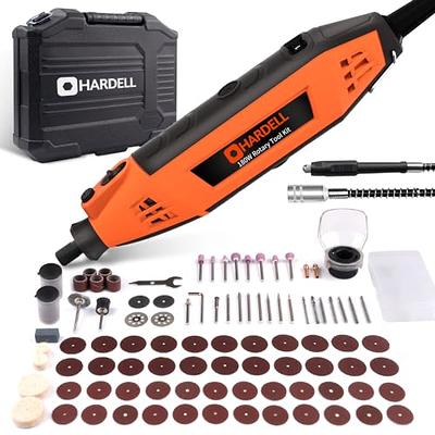 HARDELL Mini Cordless Rotary Tool Kit, 5-Speed and USB Charging