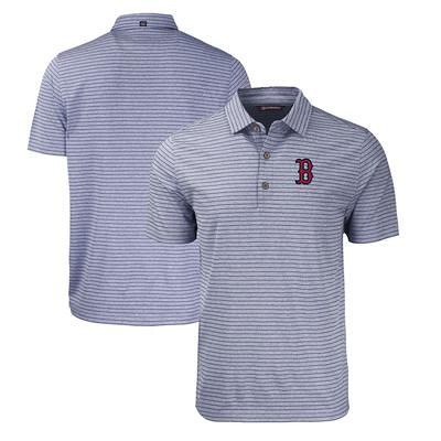 Texas Rangers Cutter & Buck Forge Eco Heathered Stripe Stretch Recycled  Polo - Heather Gray