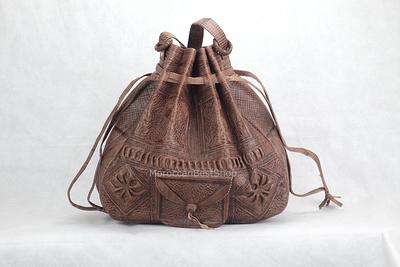 Canvas bag, slouchy hobo bag, boho crossbody bag, made in Italy