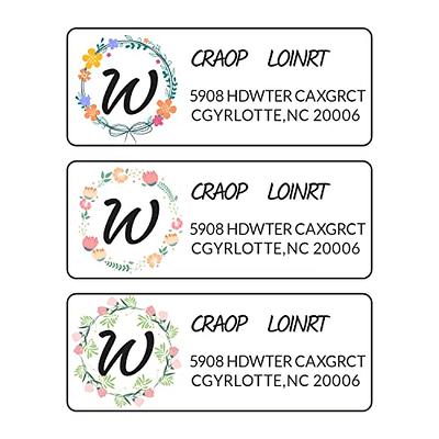 Address Labels For Couples, Customized Return Address Labels, Wedding  Stickers, Clear & White Labels - Yahoo Shopping