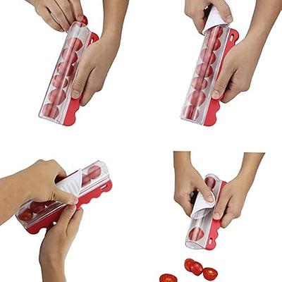 Tomato Slicer Multi-Function Grape Cutter Small Fruit Cutter Grape Kitchen  Accessories Cake Decoration Tool Fruit Slicer (Red) - Yahoo Shopping