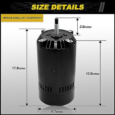 A. O. Smith UST1072 3/4 HP Hayward 56J Pool/Spa C-Flange Motor for sale  online