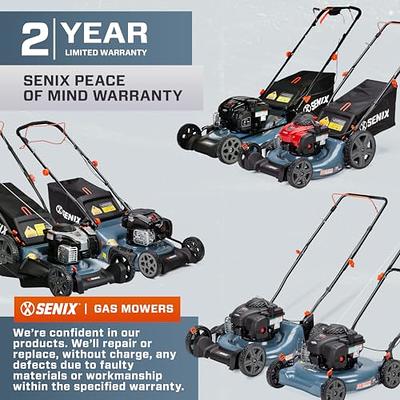 SENIX LSPG-L2 20-Inch Gas Push Lawn Mower with 125 cc 4-Cycle