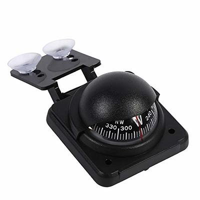 Adjustable Boat Compass, Car Compass Ball, High Precision Dash Mount  Compass for Car Marine Boat Ship