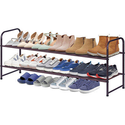 Hastings Home 6-Tier Stackable Shoe Rack, 24 Pair