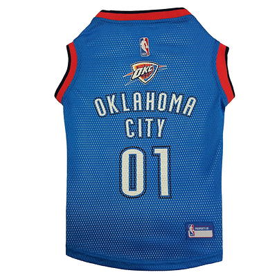 Nba Oklahoma City Thunder Pets Basketball Mesh Jersey : Target