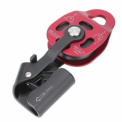 Pulley Climbing Single s Wheel,4KN Aluminium Heavy Duty Single s