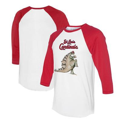 Women's New Era Red St. Louis Cardinals Team Stripe T-Shirt