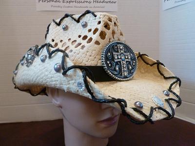 Western Seed Beaded Hat Band Fit Cowboy Hatband Hat Band Feather