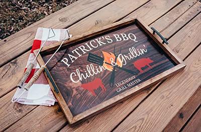 Personalized Grill Master Platter, Fathers Day Gifts, BBQ Gifts, Serving  Platter for Men, Custom Serving Platter, Personalized Mens Gifts