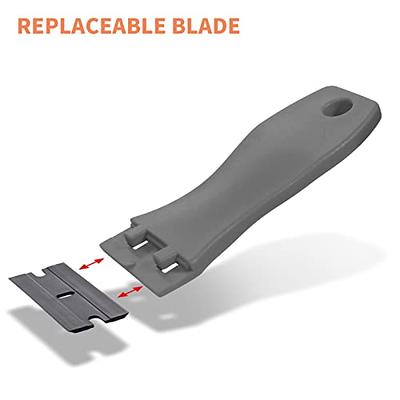 Razor Scraper 1.5 Carbon/Plastic Blades for Car Glue Stickers Removal  Clean Kit