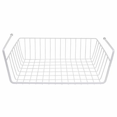 Under Shelf Wire Basket Hanging Storage Baskets, Under Cabinet Add-on  Storage Racks Slide-in Baskets Organizer for Kitchen Pantry Desk Bookshelf