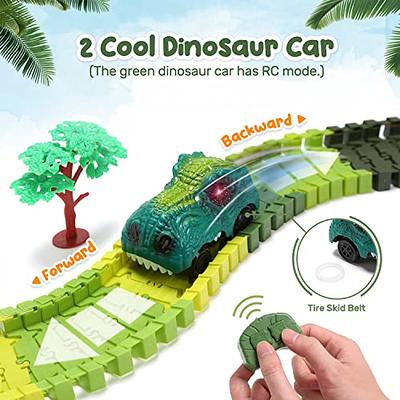 Create Road Dinosaur, Toy Train Track Cars