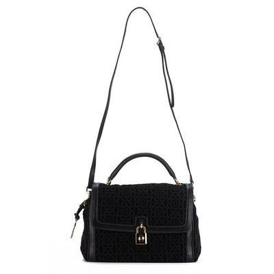 Vuitton Bnib Raffia Shoulder Bag Black - Vintage Lux