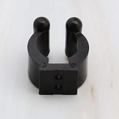 20Pcs 17mm Fishing Rod Clip Pole Storage Tip Clips Clamps Holder Clips Kit  Black