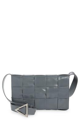 19V69 ITALIA by Alessandro Versace, Grey Quilted Faux Leather