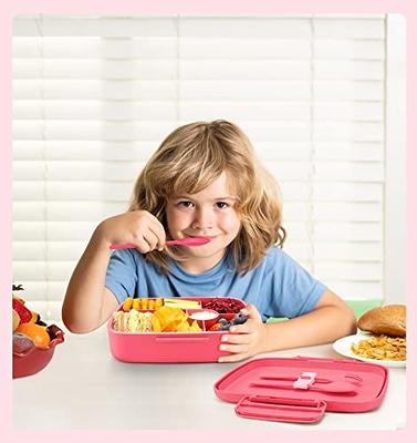 Yuisle Cartoon Bento Lunch Box For Kids Leakproof And Microwavable