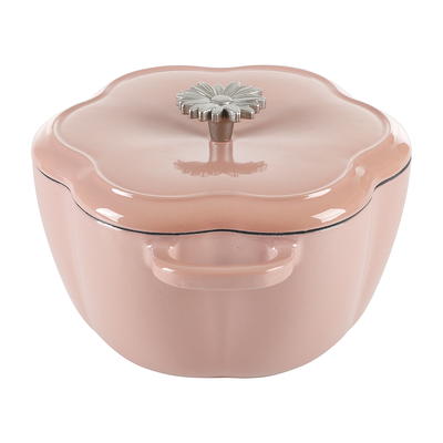 Crock-Pot Artisan 3 Quart Enamled Cast Iron Dutch Oven with Lid in Blush  Pink in the Cooking Pots department at