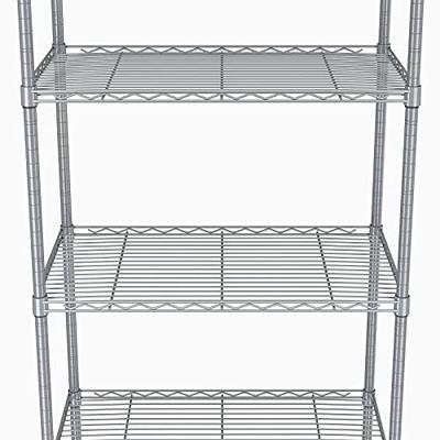 Singaye Storage Rack 5-Tier Mesh Shelving Unit Storage Shelves Metal for Pantry