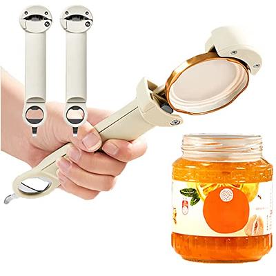 2pcs Jar Opener Manual Bottle Opener Adjustable Can Opener Labor Saving Jar  Lid Gripper Portable Home Can Beer Bottle Lid Removal Tool