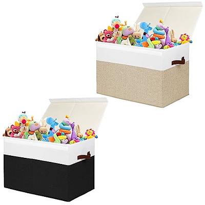 YOLOXO 2 PackToy Box Chest, Collapsible Sturdy Storage Bins with