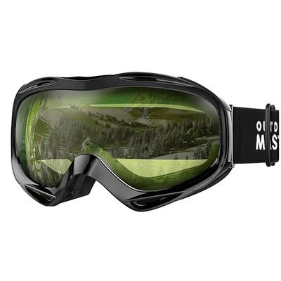OutdoorMaster OTG Ski Goggles - Over Glasses Ski/Snowboard Goggles for Men,  Women & Youth - 100% UV Protection (Black Frame + VLT 84% Yellow Lens) -  Yahoo Shopping