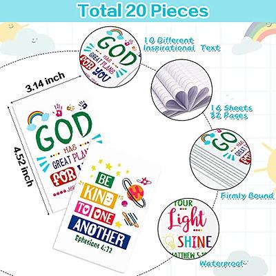 2 Sheets Christian Daily Bible Stickers Religious Inspirational