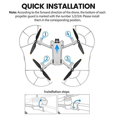 DJI Air 3 Propeller Guard, Quick Release Removable Propeller Protector for  DJI Air 3 Accessories