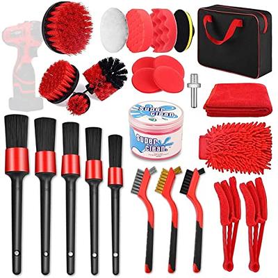  27Pcs Car Detailing Kit, Car Detailing Brush Set, Auto