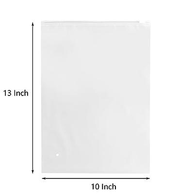 Somoga 50 PCS 11 x 15 Large Thick 2.4 Mil Clear Zip Poly Bags