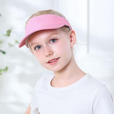 Durio Kids Sun Visor Hat Girls Hat Adjustable Kids Baseball Hat Sports  Baseball Cap Athletic Kids Beach Hat Tennis Golf Sun Hats for Kids B  Black&Pink 6-12 Years - Yahoo Shopping