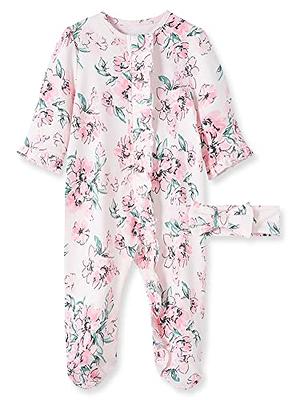 Little Me Footie Pajamas Soft Cotton Baby Girls Footed Sleeper