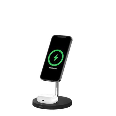 Belkin BoostCharge Pro 2-in-1 Wireless Charging Pad with Official MagSafe  Charging 15W 