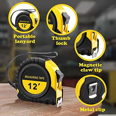 Tape Measure Bundle, Grip Release, Self Lock, 12-Foot & 16-Foot, 2-Pack