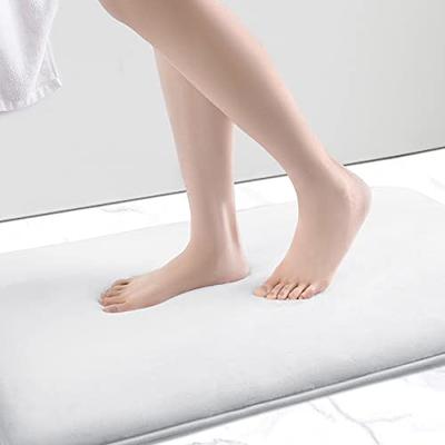 Colorxy Memory Foam Bathroom Rugs, Ultra Soft & Non-Slip Bath Mat, Water  Absorbent and Machine Washable Bath Carpet Rug for Shower Bathroom Floor