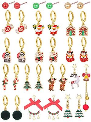 142040 Pairs of Christmas Stud Earrings for Women Unicorn Rainbow Mermaid  Cherries Strawberries Stars Hearts Frog Christmas Trees Bells Santa Claus  Hoop Earring Set for Girls Christmas - Yahoo Shopping