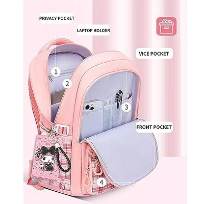 Kawaii Backpack With Kawaii Pins And Accessories Kawaii, Kawaii