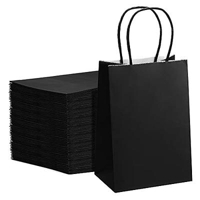 MESHA Paper Gift Bags 5.25x3.75x8 50Pcs Small Paper Gift Bags with