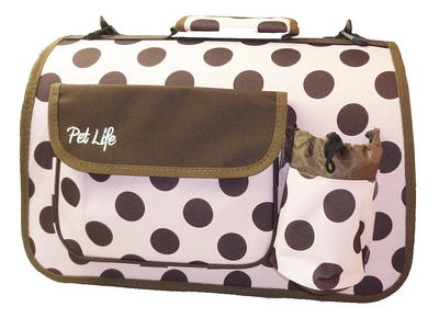 Pet Life 21-in x 9.6-in x 13-in Pink Collapsible Nylon Small Dog