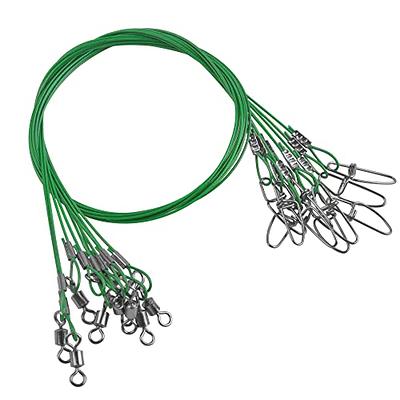 20PCS Fishing Leader Wire,150LB High Strenght Fishing Stainless