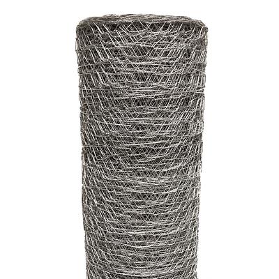 GARDEN CRAFT 25-ft x 4-ft Steel Chicken Wire Rolled Fencing with Mesh Size  1-in in the Rolled Fencing department at