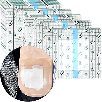 HEALQU Transparent Medical Tape - Box of 12 Rolls, 1 x 10yd Surgical Tape  with Gentle Adhesion for Sensitive Skin for Wound Care,Tubing, First Aid