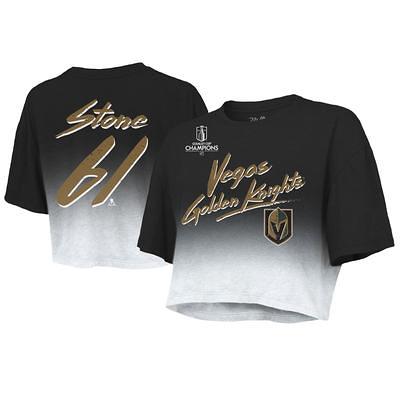 Las Vegas Raiders Fanatics Branded Women's Earned Stripes T-Shirt - Black